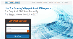 Desktop Screenshot of adultseopartners.com